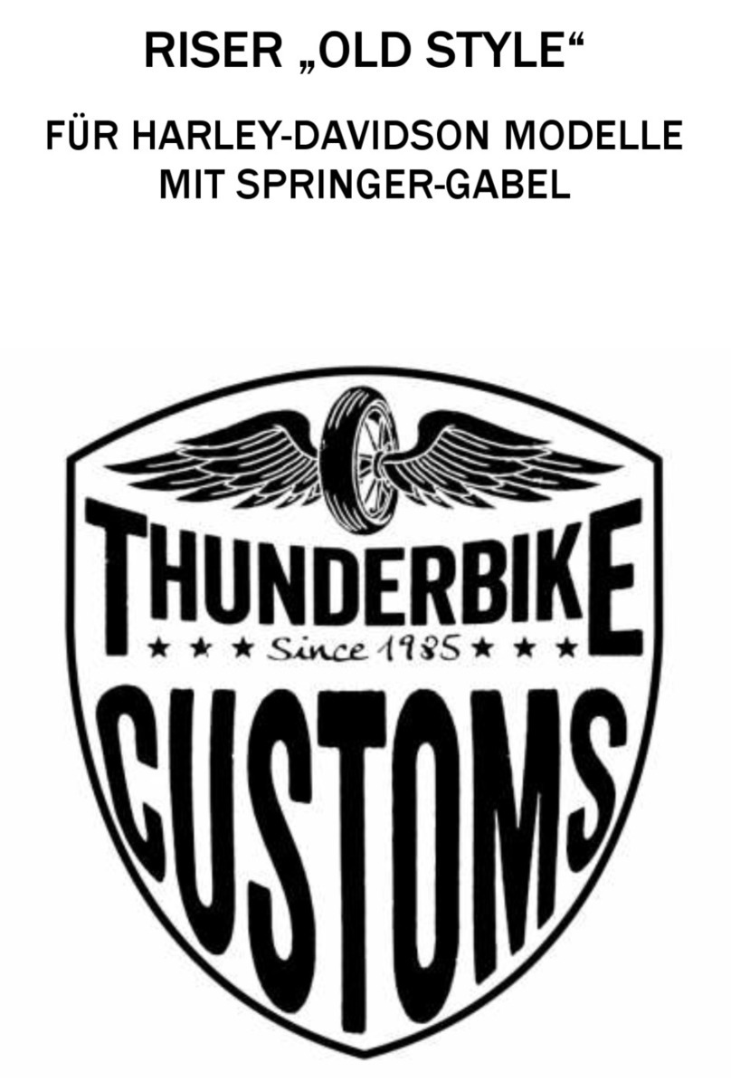 Thunderbike Old style User manual