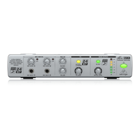 Behringer MINIMIX MIX800 user manual