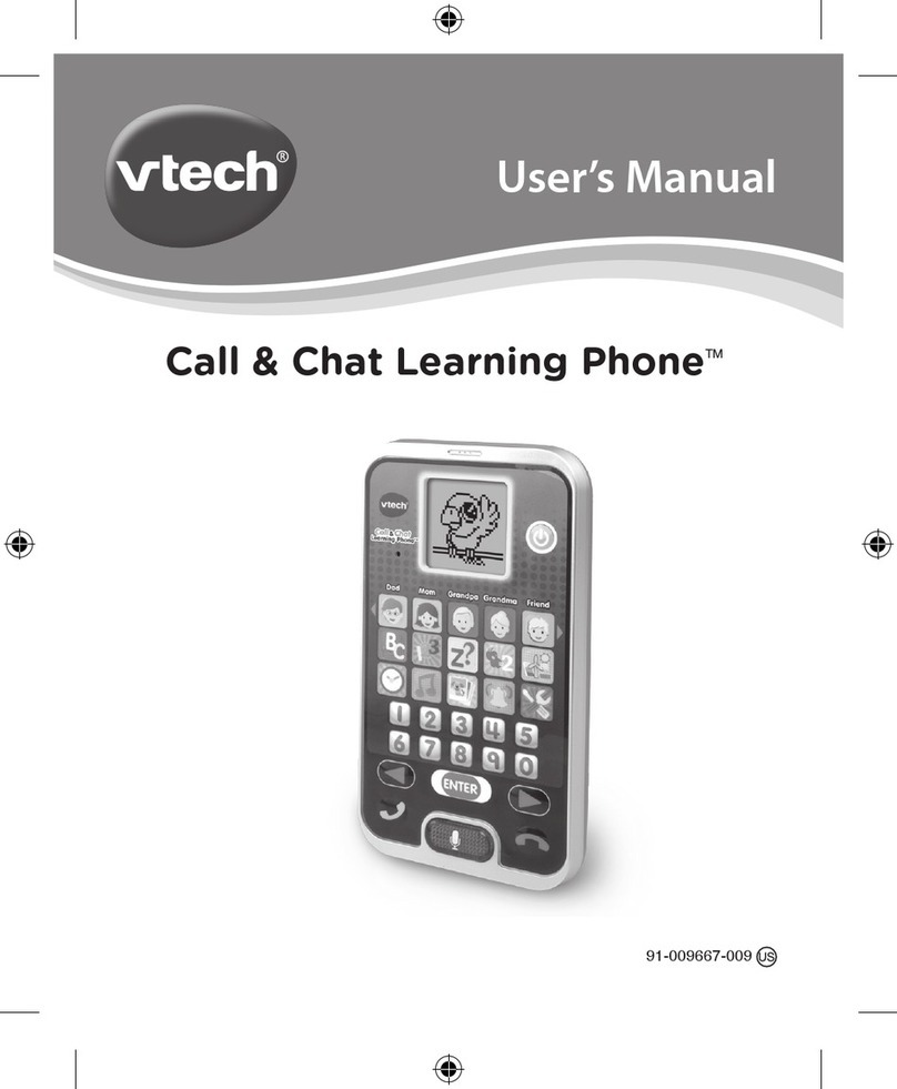 V-tech Call & Chat Learning Phone User manual