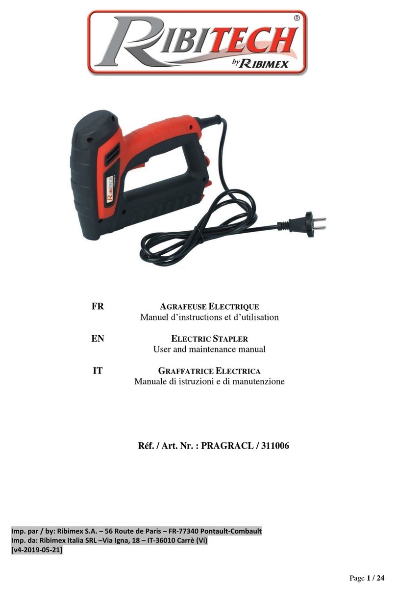 Ribimex Ribitech PRAGRACL Operating instructions