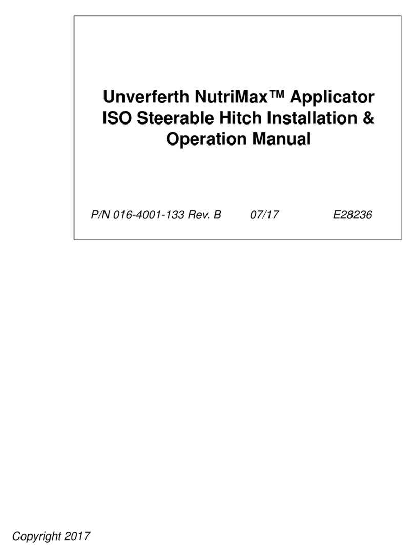 Raven Unverferth NutriMax Series User manual