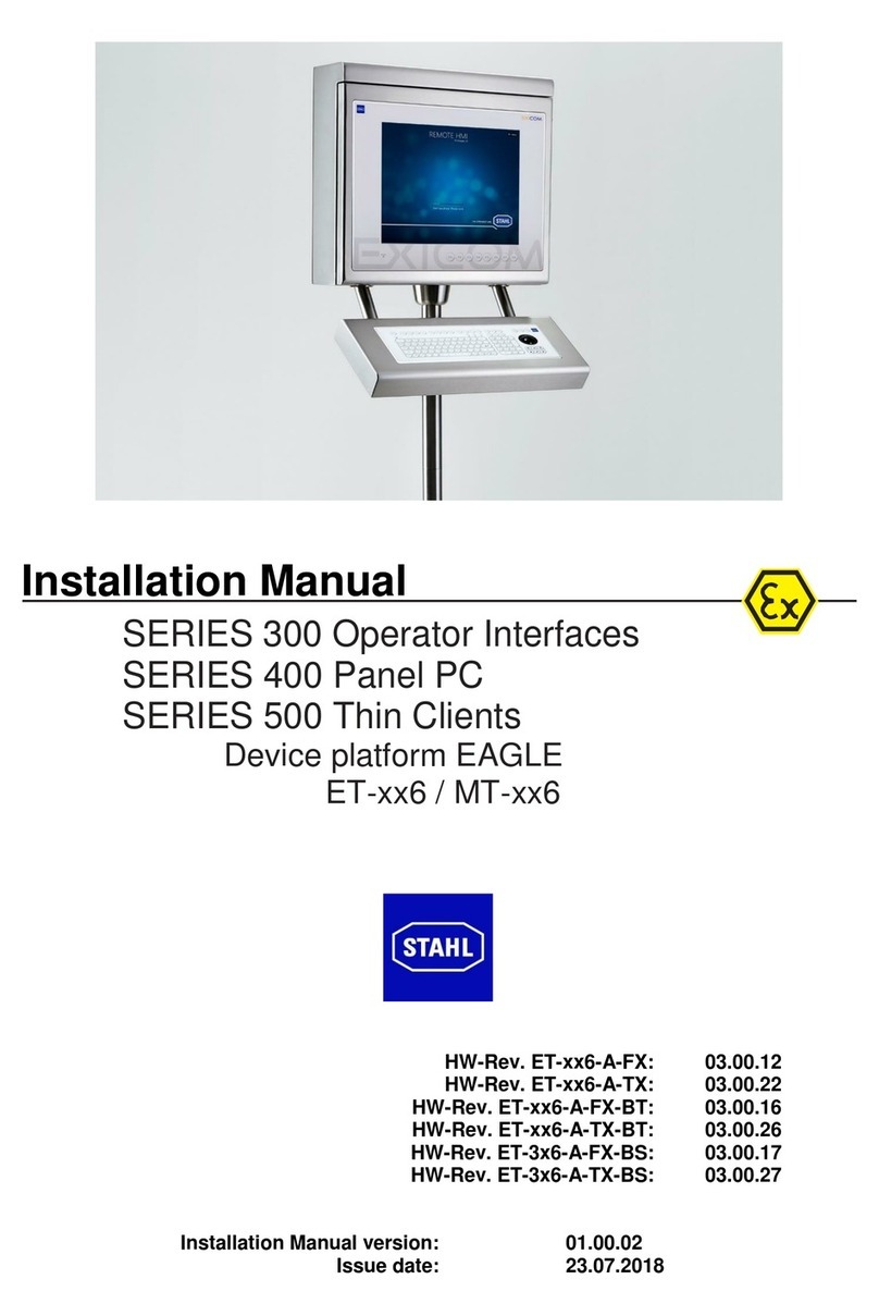 Stahl ET 6-A Series User manual