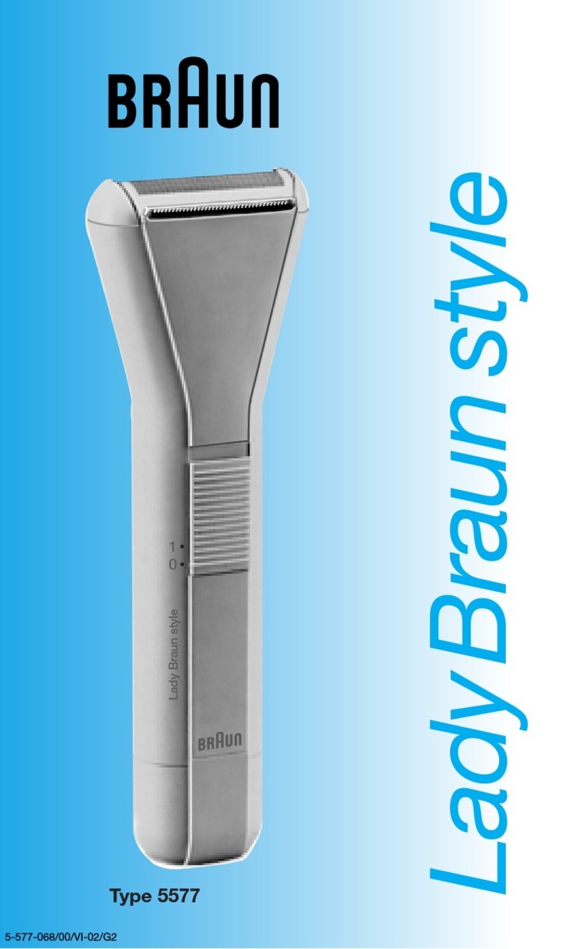 Braun Lady Braun style User manual