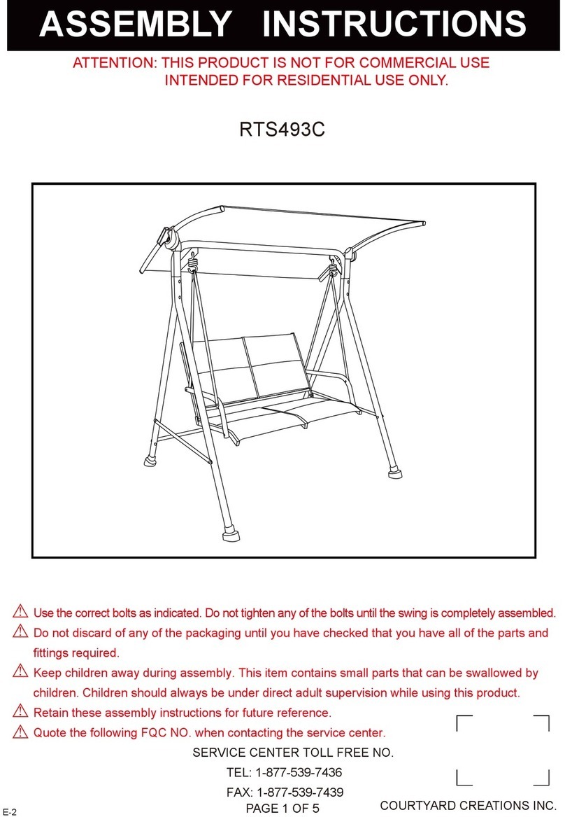 Courtyard Creations RTS493C User manual