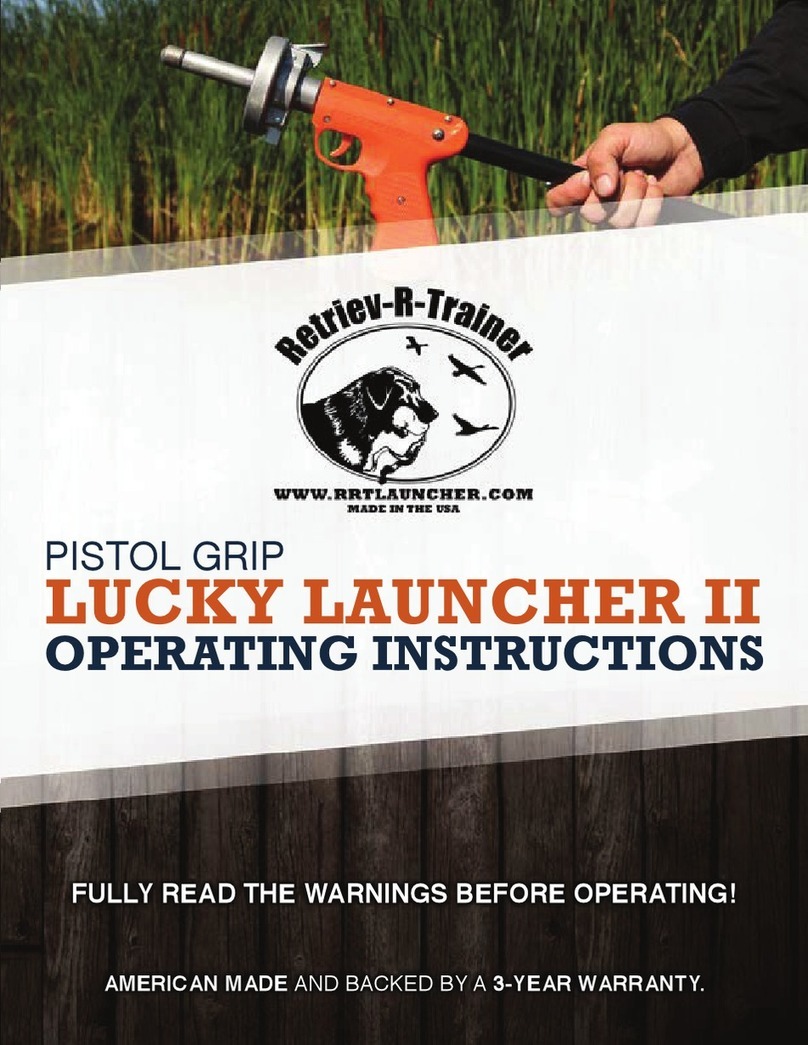 Retriev-R-Trainer LUCKY LAUNCHER II operating instructions
