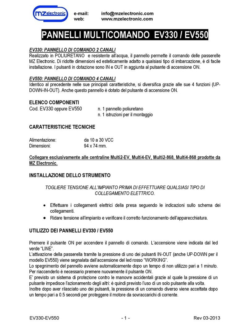 MZ electronic EV330 manual