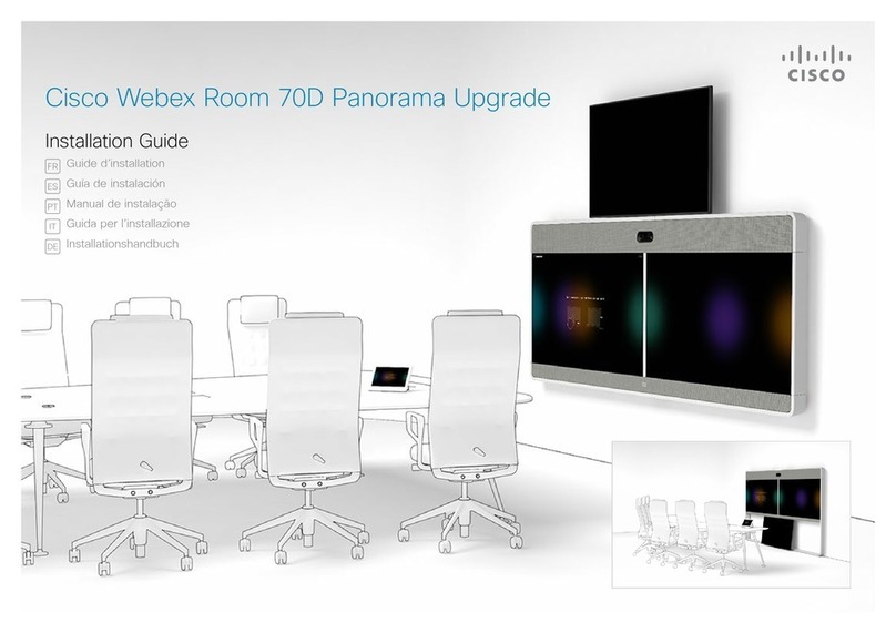 Cisco Webex Room 70D User manual