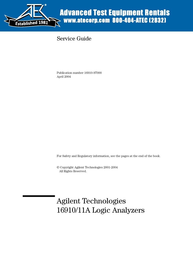 Agilent Technologies 16900 Series Service guide