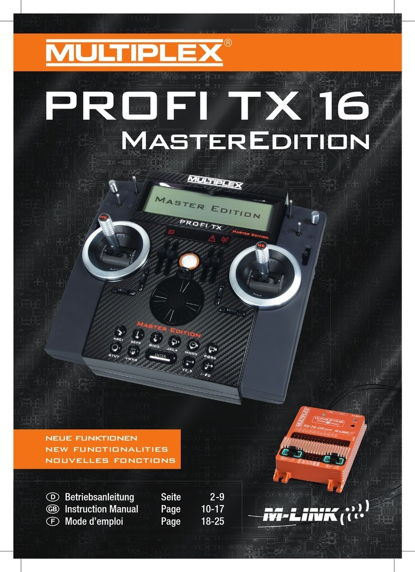 Multiplex PROFI TX 16 instruction manual