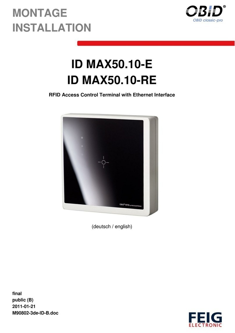Feig Electronic ID MAX50.10-E Installation