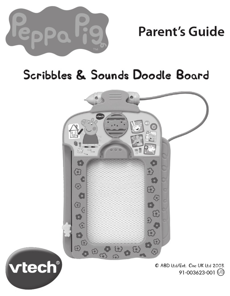 V-tech Peppa Pig Scribbles & Sounds Doodle Board Assembly Instructions