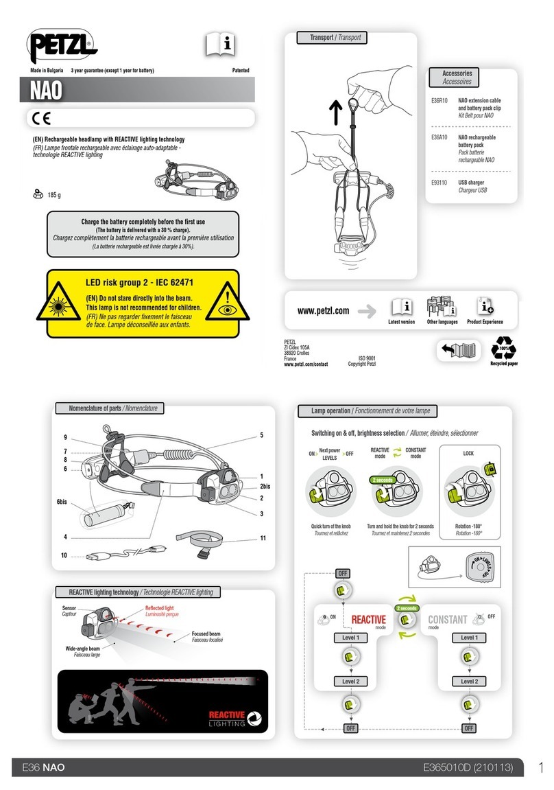 Petzl NAO User manual