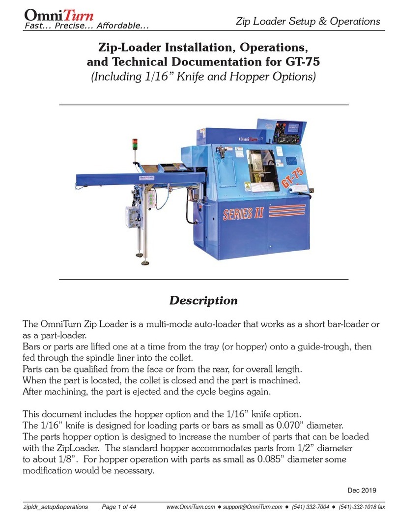 OmniTurn GT-75 Installation, Operations, and Technical Documentation