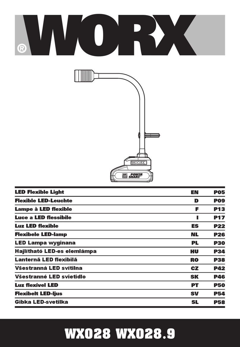 Worx WX028 Original instructions