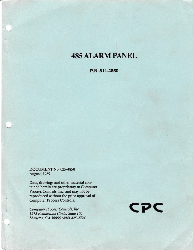 CPC 485 User manual