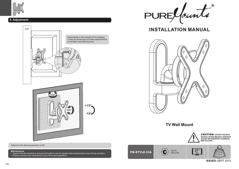 PureMounts PM-STYLE-23A installation manual