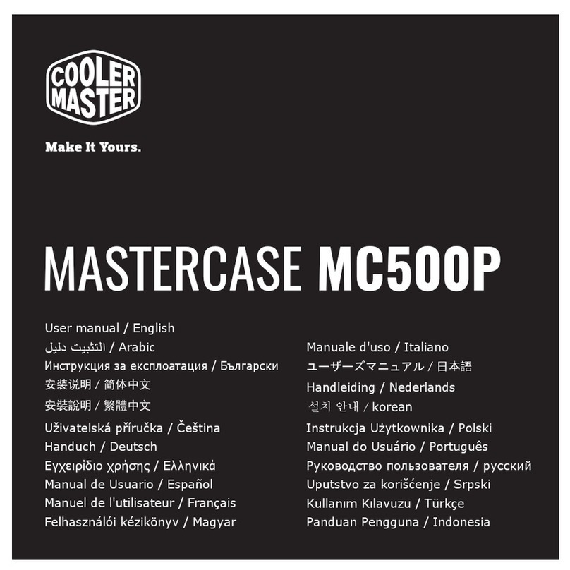 Cooler Master MASTERCASE MC500P user manual