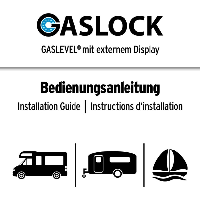 GASLOCK GASLEVEL installation guide
