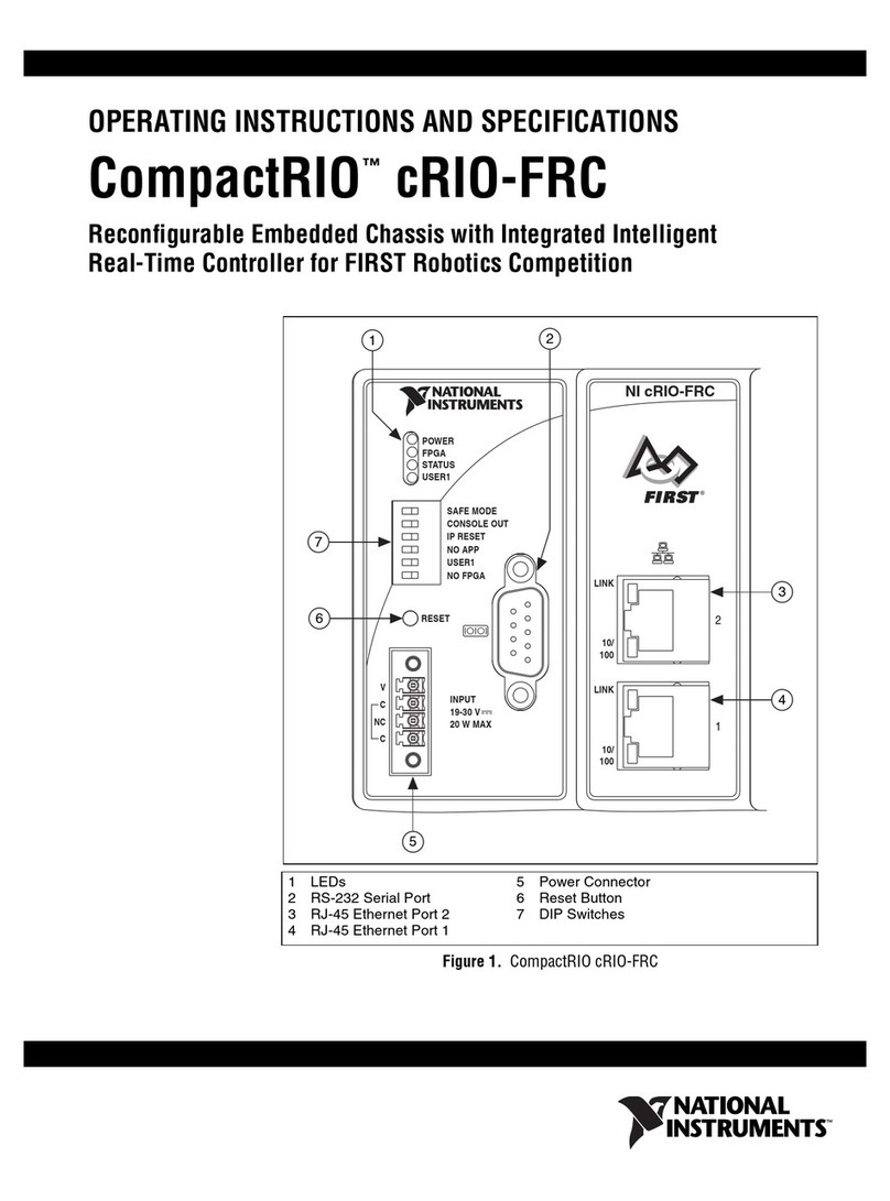 National Instruments CompactRIO cRIO-FRC User manual
