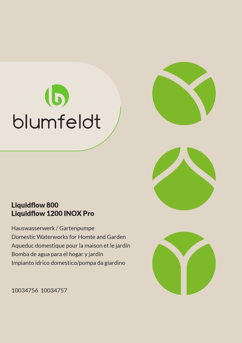 Blumfeldt Liquidflow 800 instruction manual