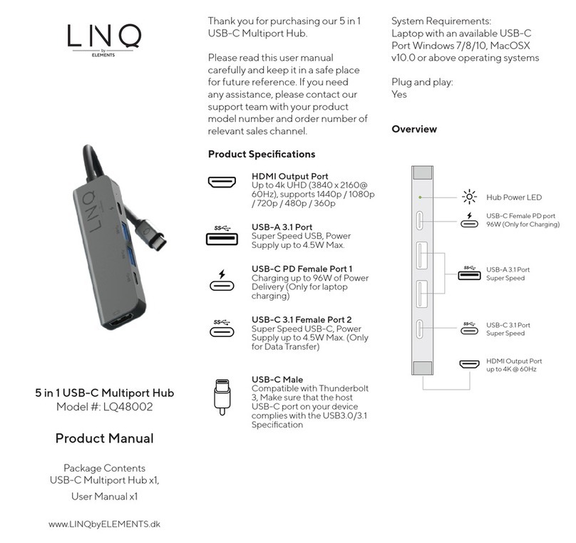 Elements Linq LQ48002 User manual