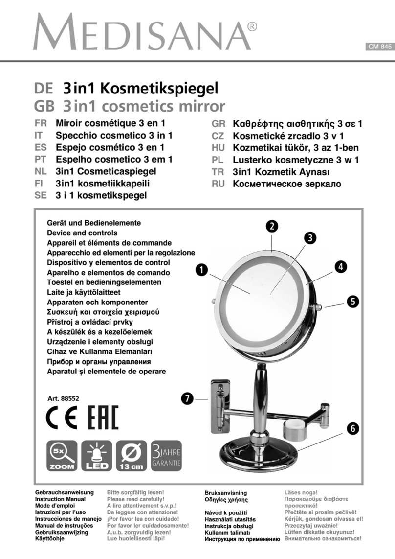 Medisana CM 845 quick start guide