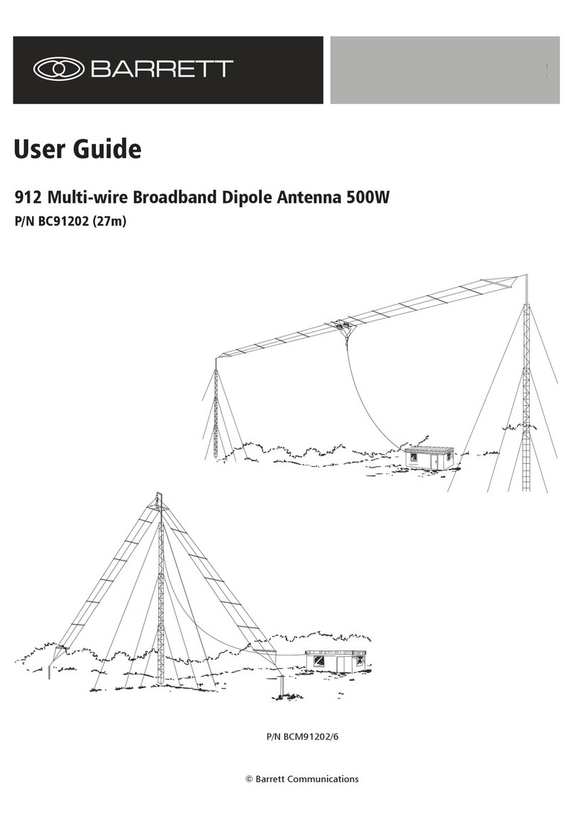 Barrett 912 User manual
