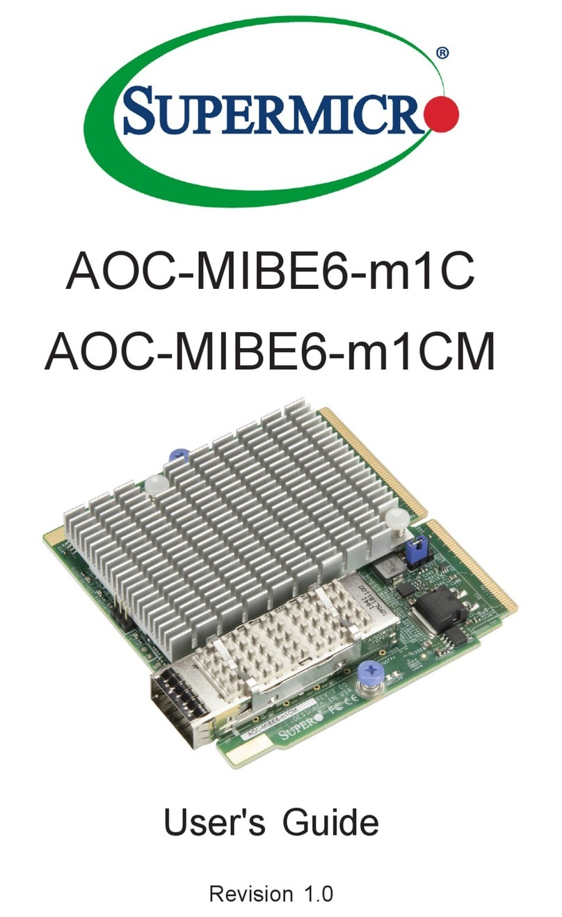 Supermicro AOC-MIBE6-m1C User manual