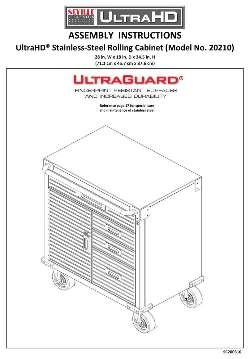 Seville Classics UltraHD 20210 Assembly instructions