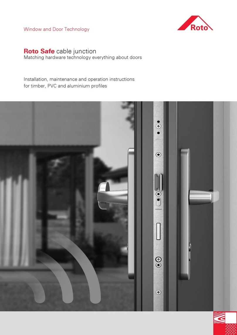 Roto Safe Installation, maintenance and operation instructions