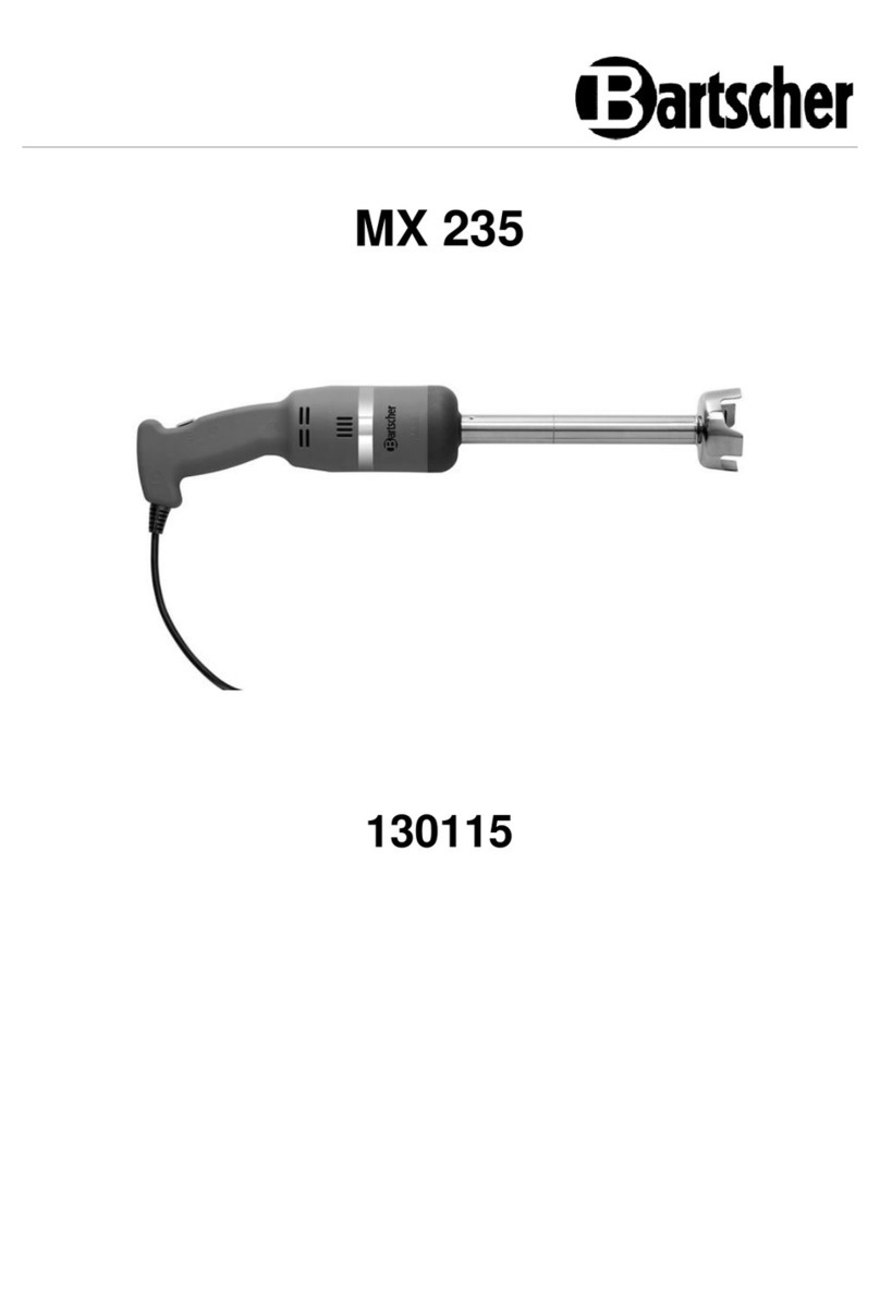 Bartscher MX 235 Original instruction manual