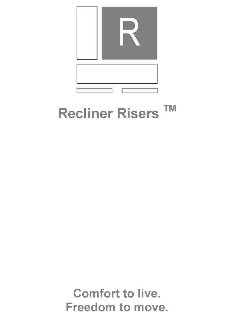 Stander Recliner Risers 2096 installation instructions