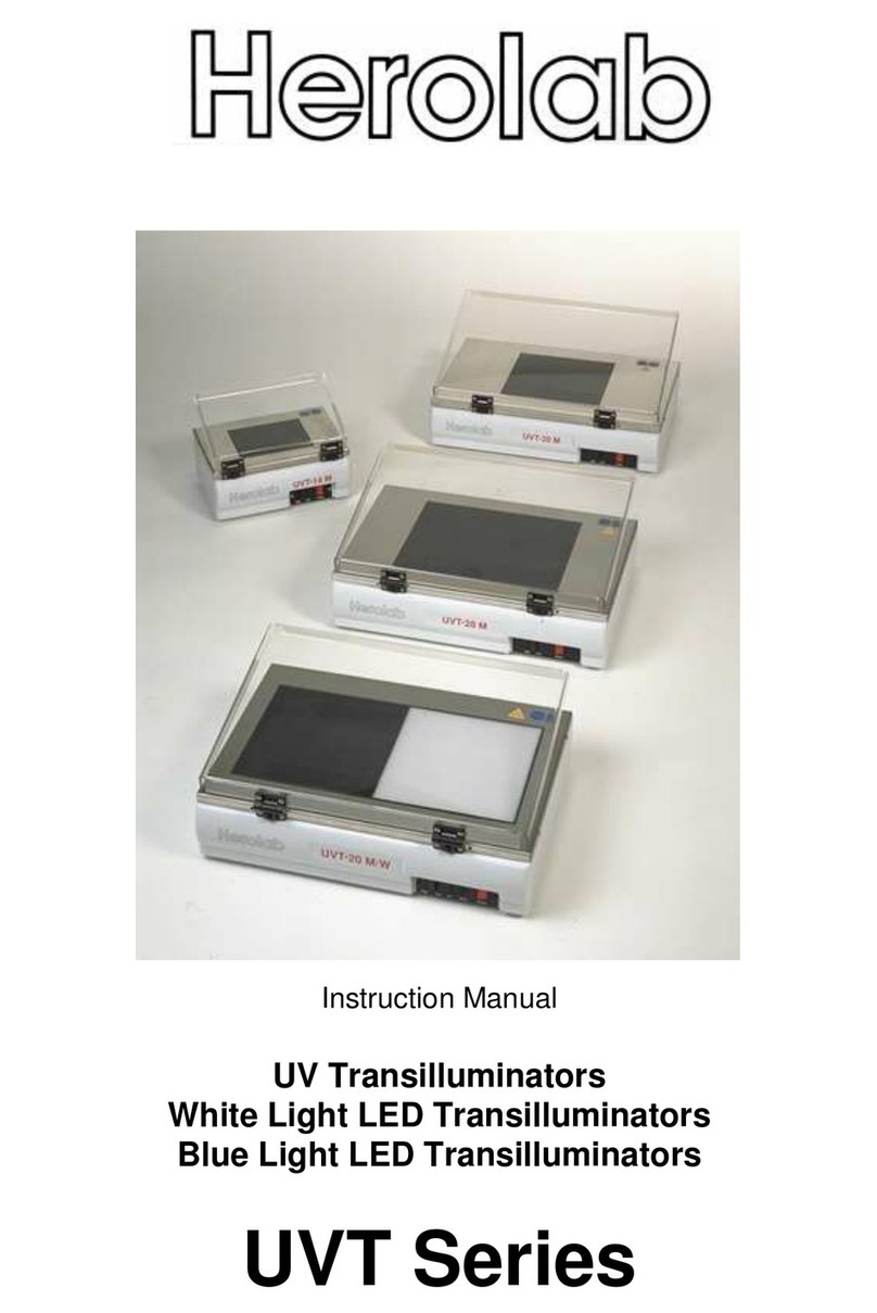 Herolab UVT Series instruction manual