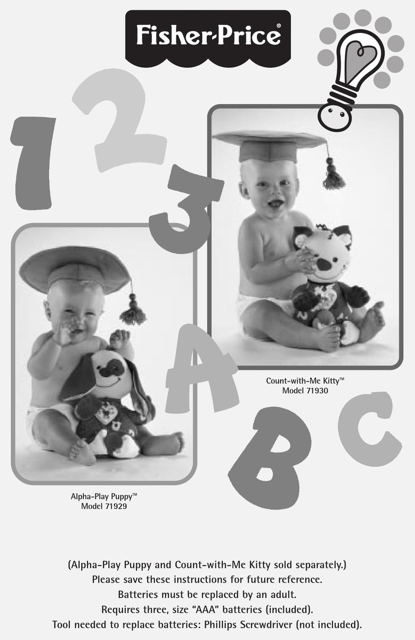 Fisher-Price Count-with-Me Kitty 71930 manual