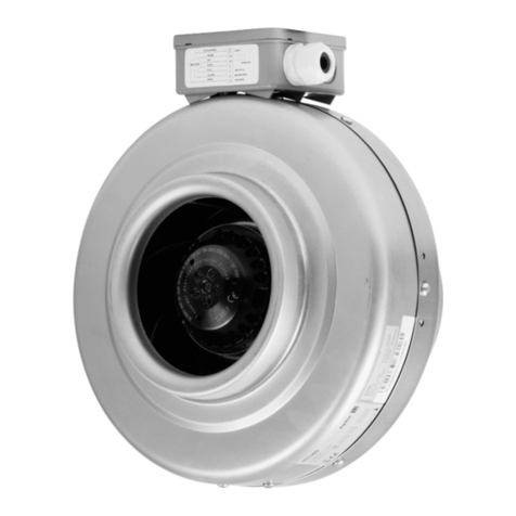 ELTA FANS Jetflow SJ Series Installation and maintenance instructions