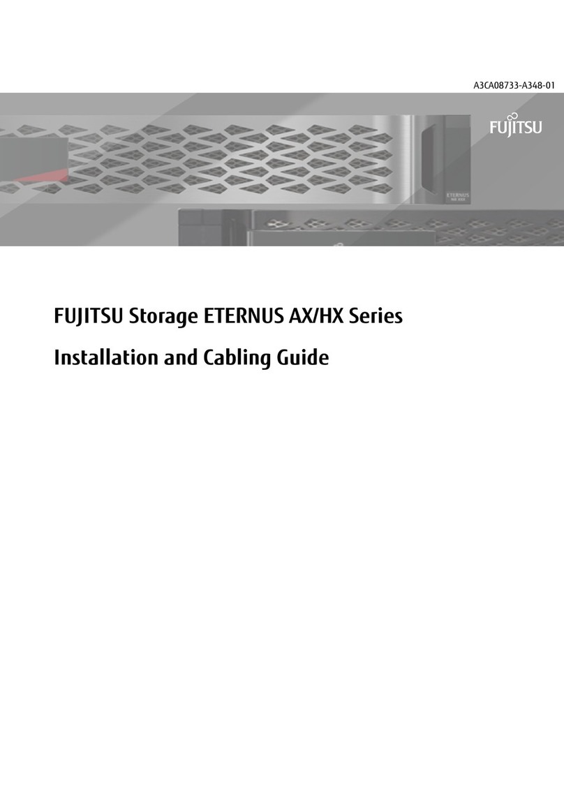Fujitsu ETERNUS AX Series Installation and cabling guide
