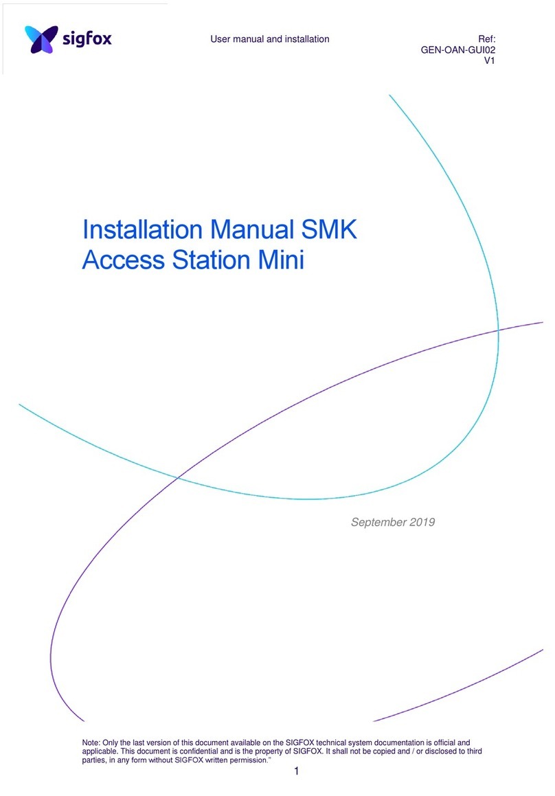 Sigfox SMK Access Station Mini installation manual