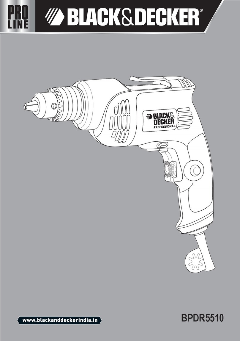 Black & Decker PRO LINE BPDR5510 User manual