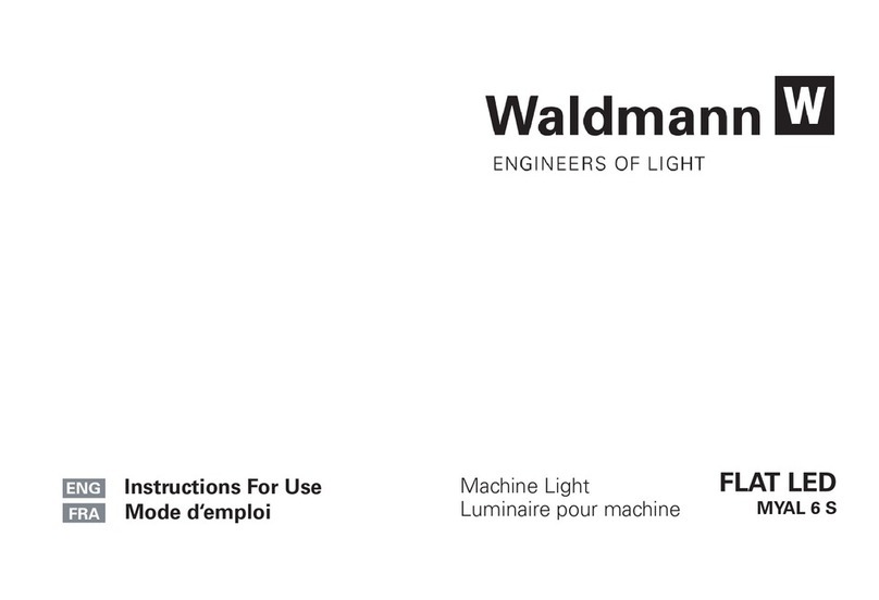 Waldmann FLAT LED MYAL 6 S Instructions for use