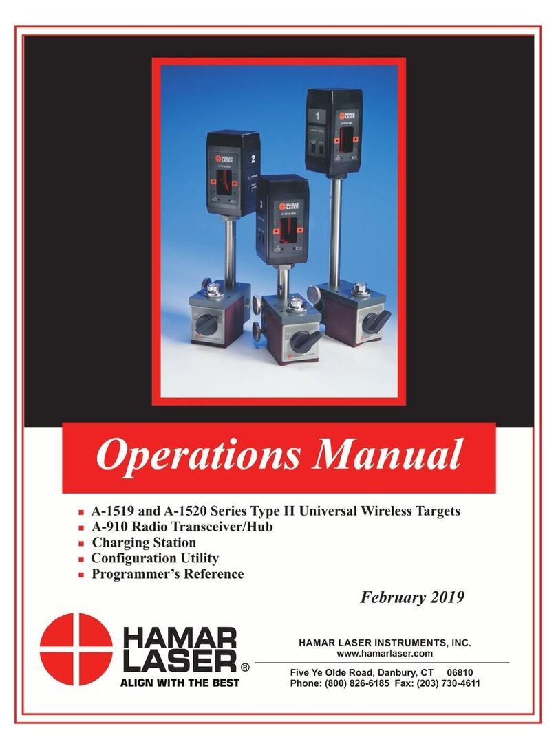 HAMAR LASER A-1519 Series User manual