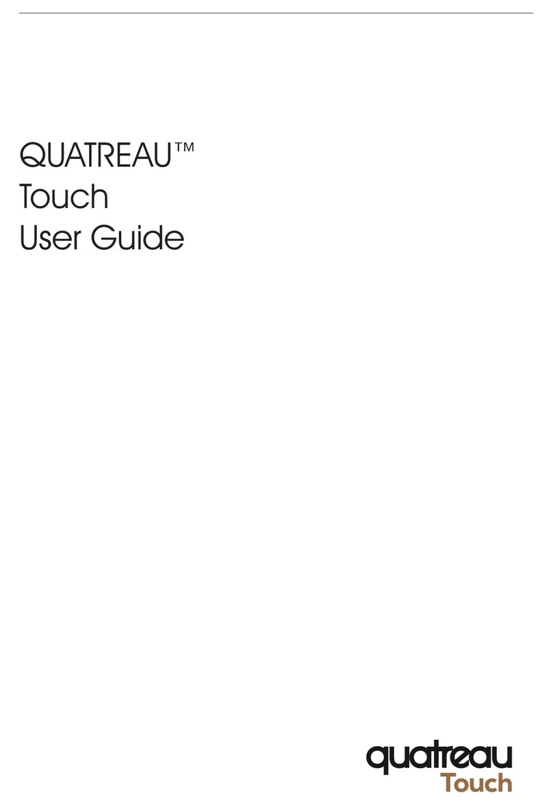 Pure H2O Quatreau Touch user guide