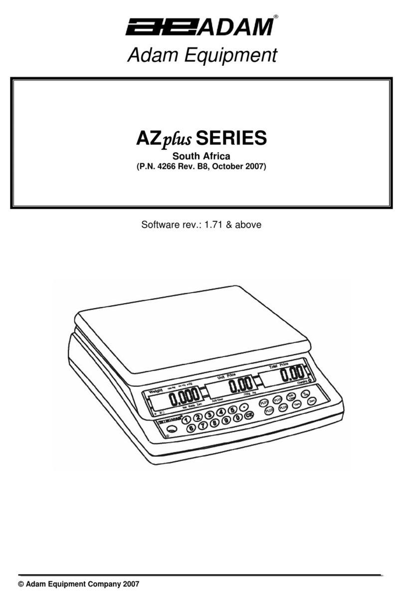 Adam Equipment AZplus Series User manual