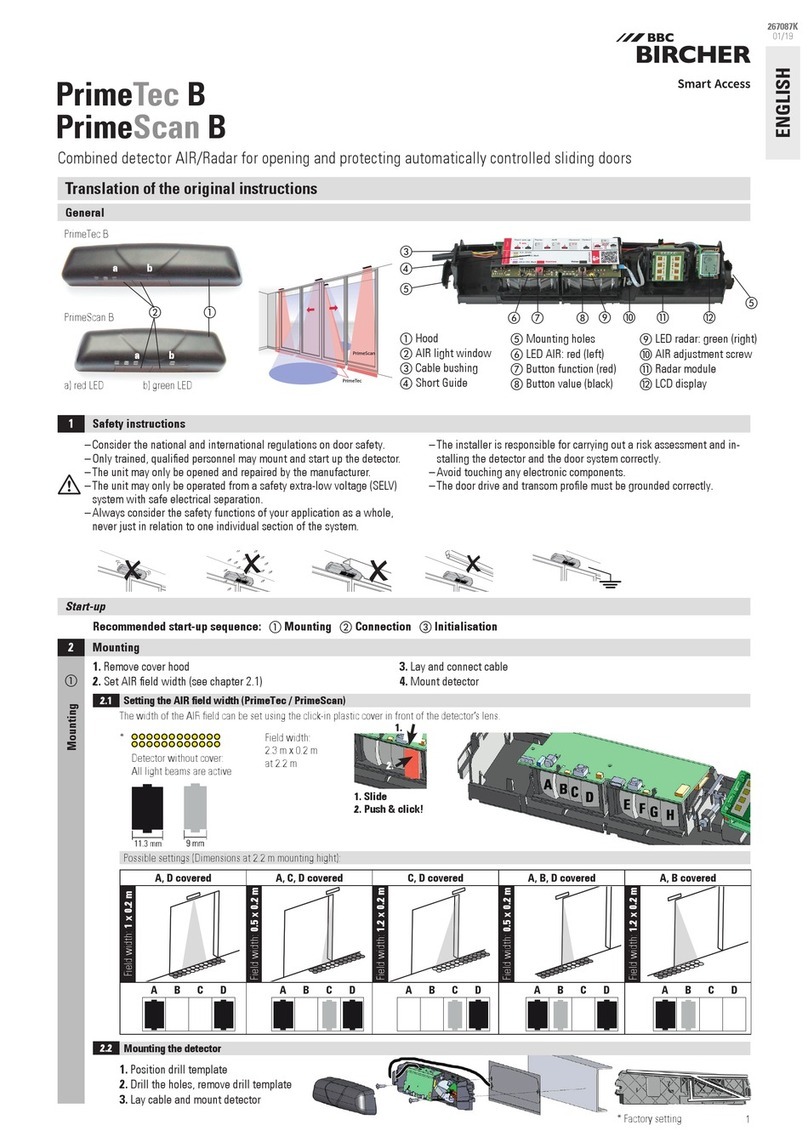 BBC Bircher PrimeTec B Translation of the original instructions