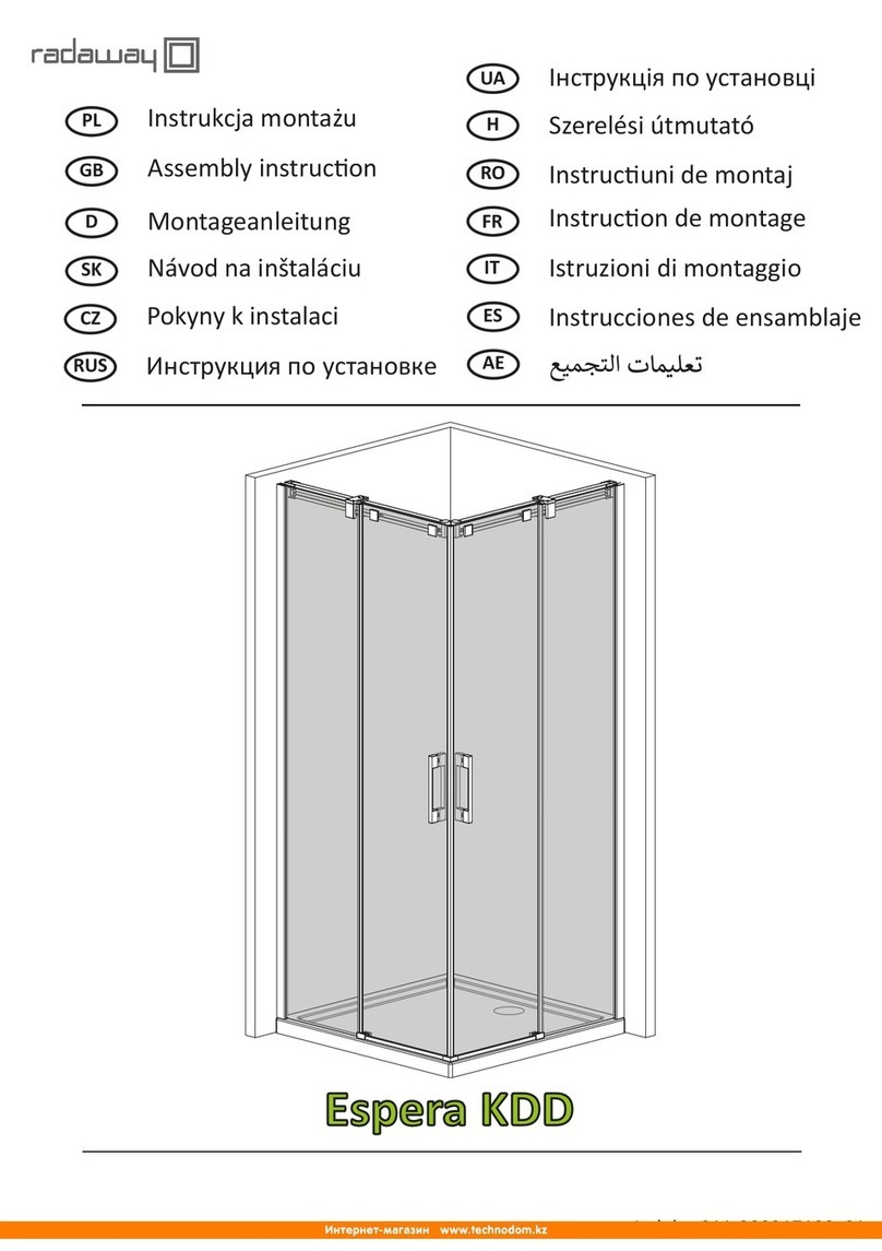 Radaway Espera KDD Assembly instruction