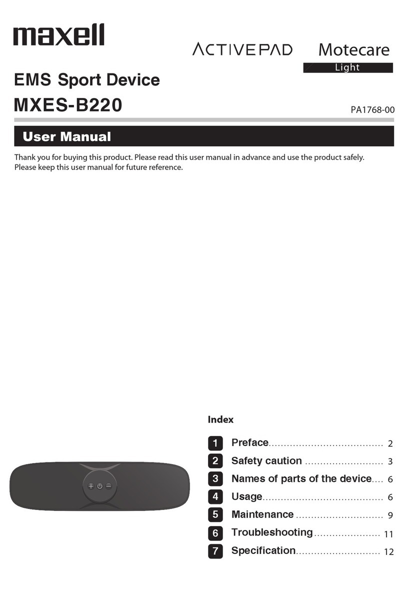 Maxell ACTIVEPAD Motecare Light user manual