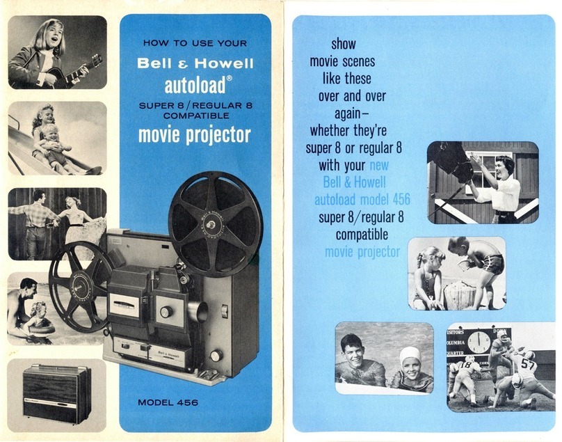 Bell and Howell Autoload 456 Operating instructions Bell and Howell Autoload 456 Operating instructions