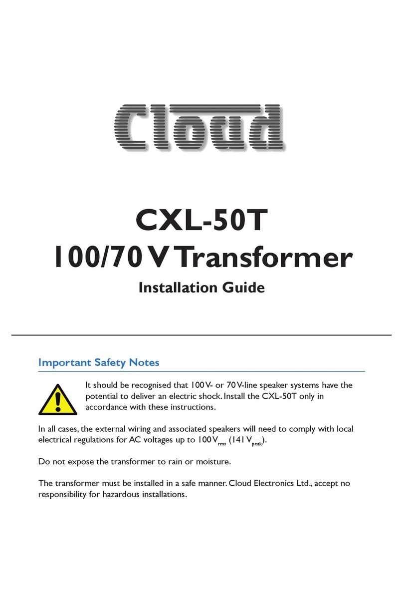 Cloud CXL-50T installation guide