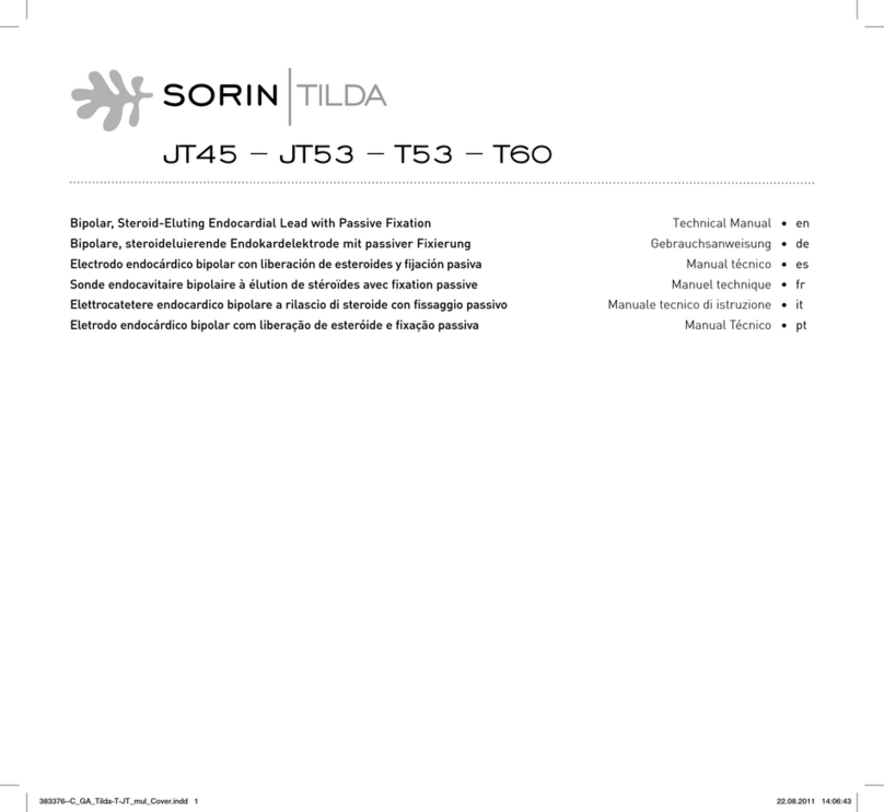 sorin TILDA T 53 User manual