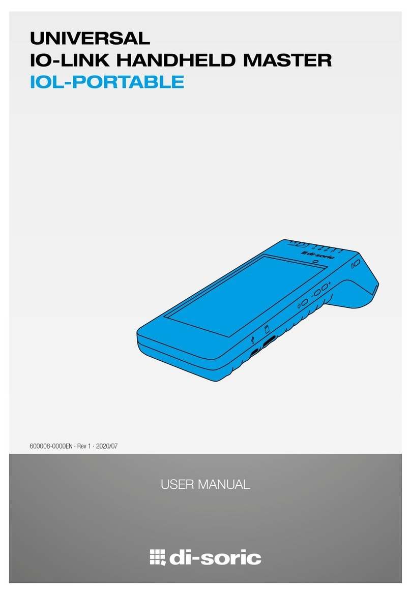 Di-soric IOL-Portable User manual