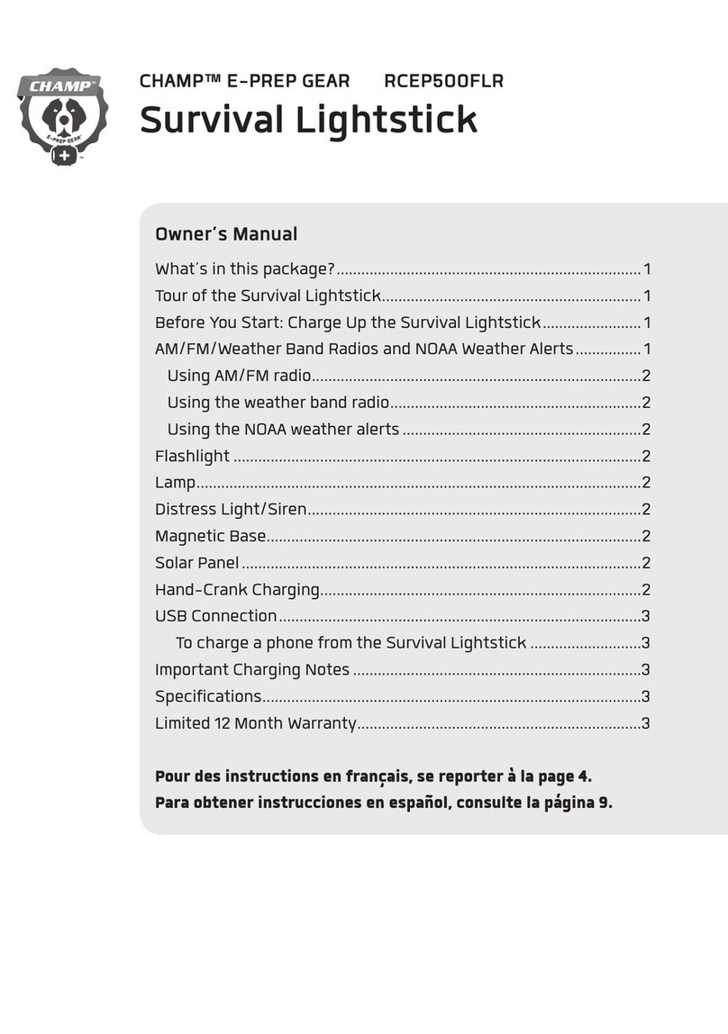 Voxx Accessories Champ RCEP500FLR User manual